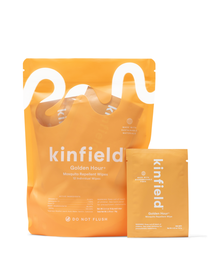 Kinfield Golden Hour Wipes on a white background.