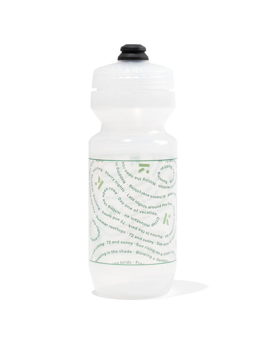 Clear Plastic Water Bottles Bulk - Sports Water Bottles - 22 Oz